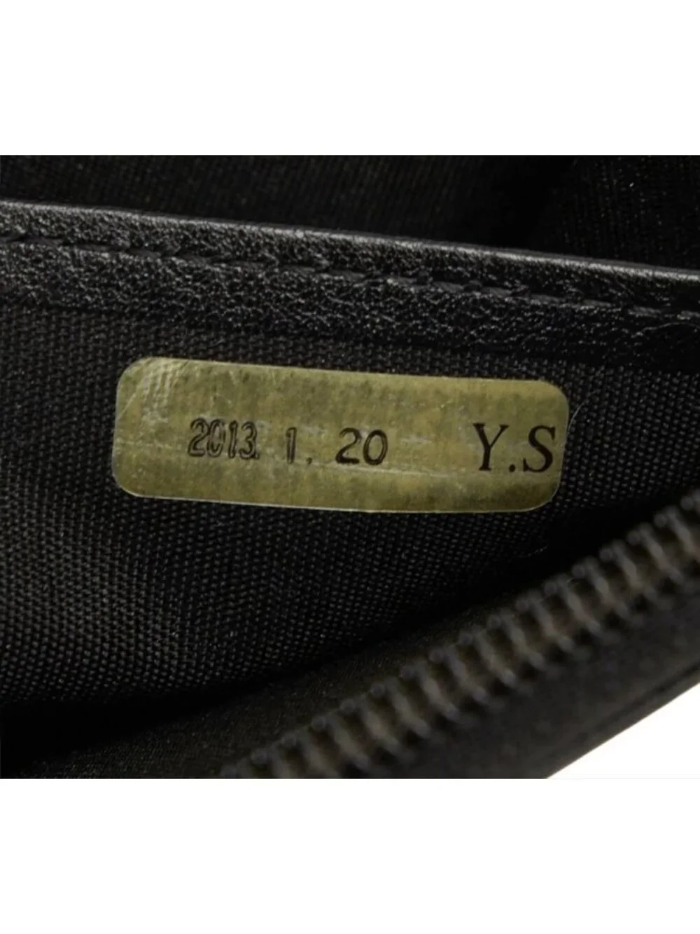 Chanel CC Logo Zip Around Wallet Black